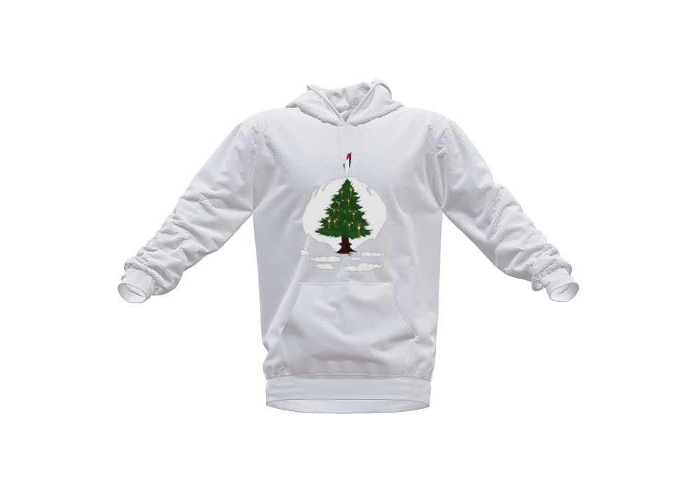 Christmas in Palestine Hoodie by Bhat Mohammad Emaad