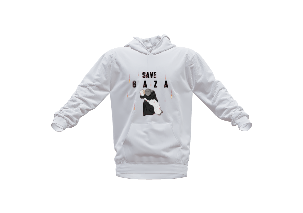 Life in Gaza Hoodie by Bhat Mohammad Emaad