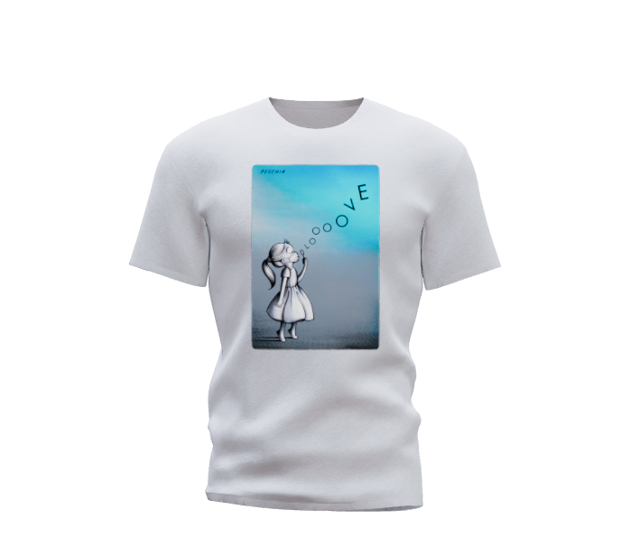 Girl Bubble - T Shirt by Andre Pecchia