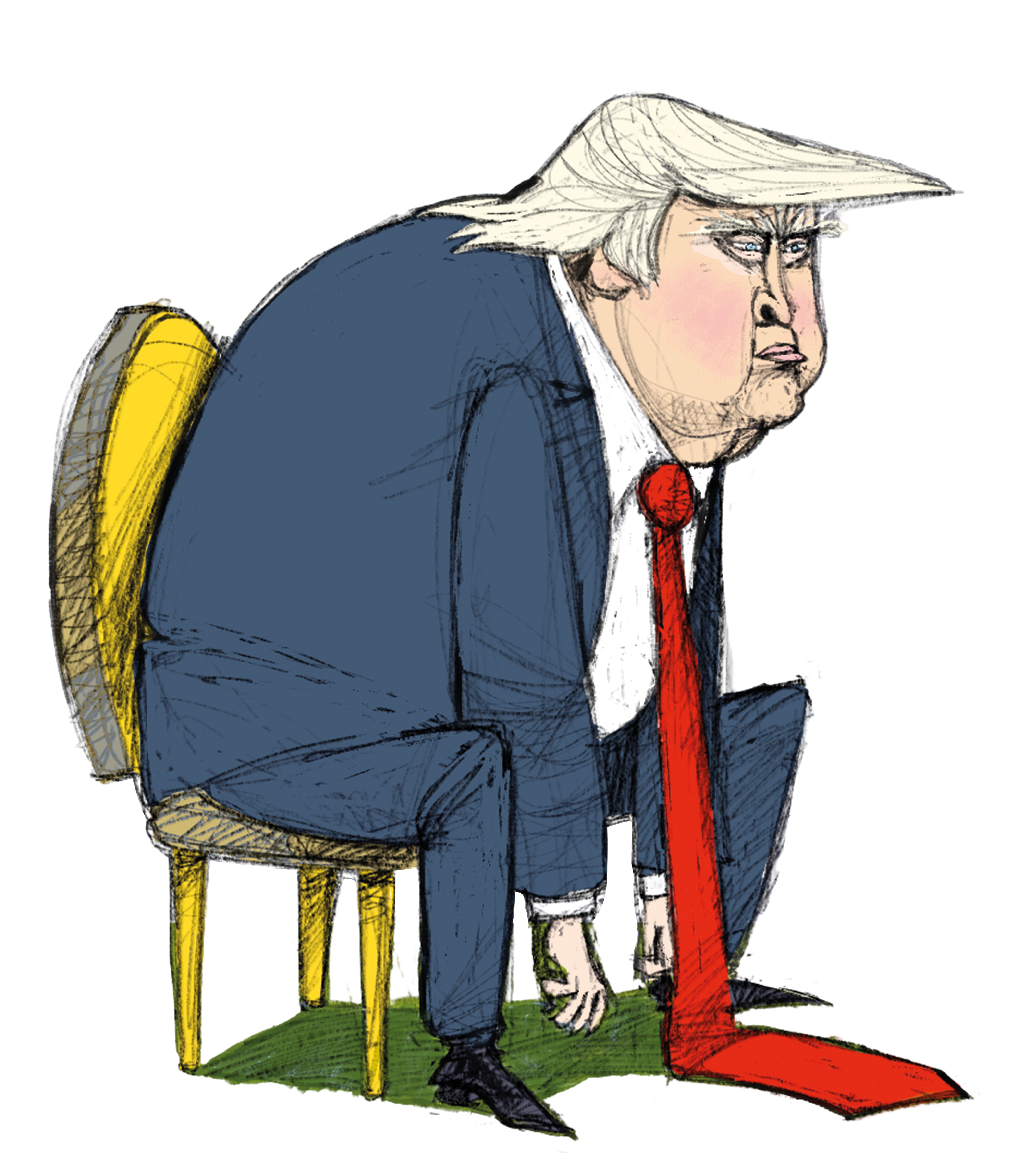 A Study in Trump -Sweatshirt by Wilfred Hildonen