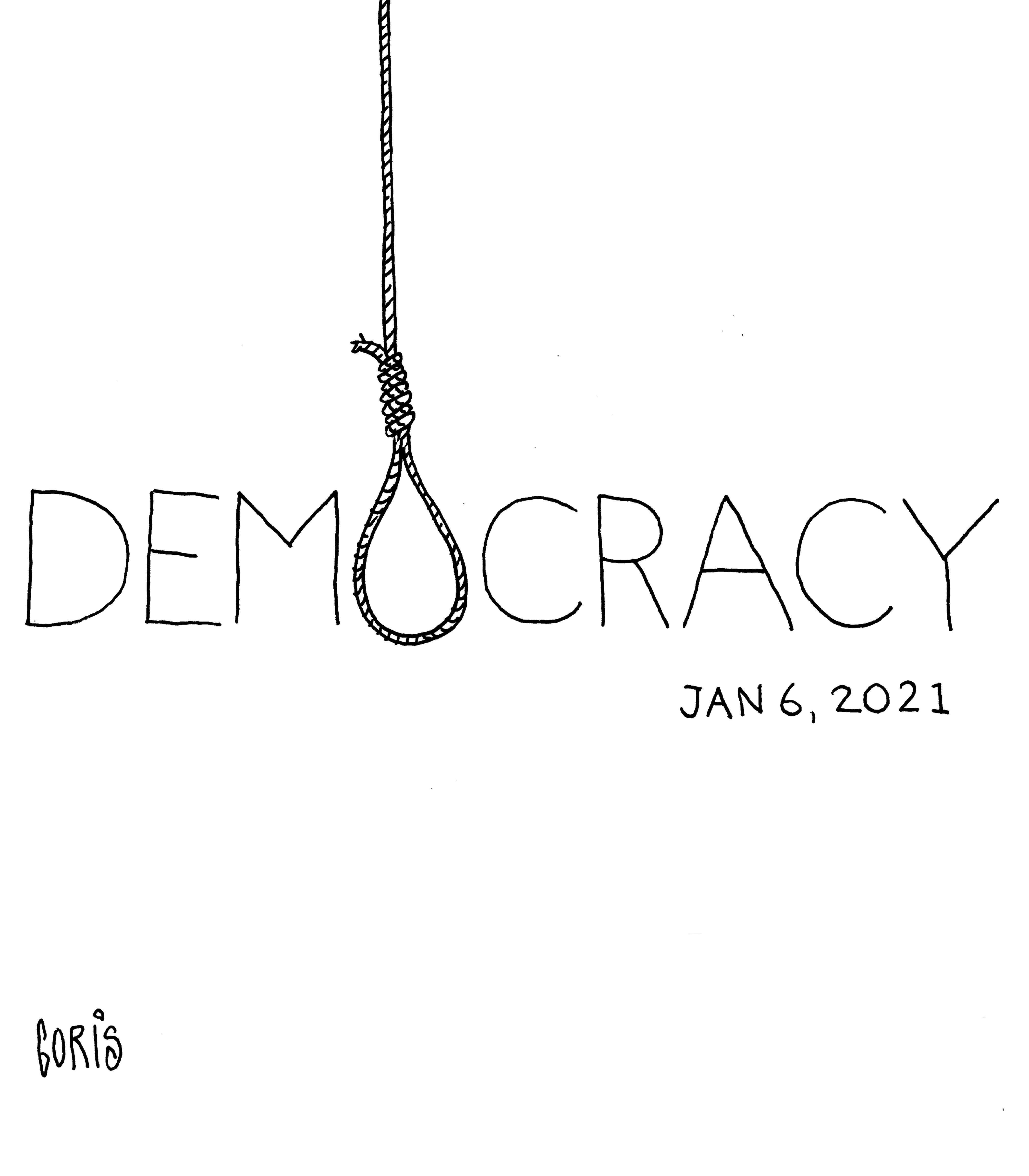 Democracy - Hoodie by Dennis Goris