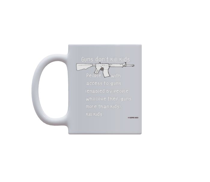 Guns and Kids - Mug by Dennis Goris