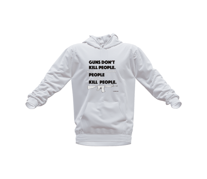 Guns don't kill people - Hoodie by Dennis Goris