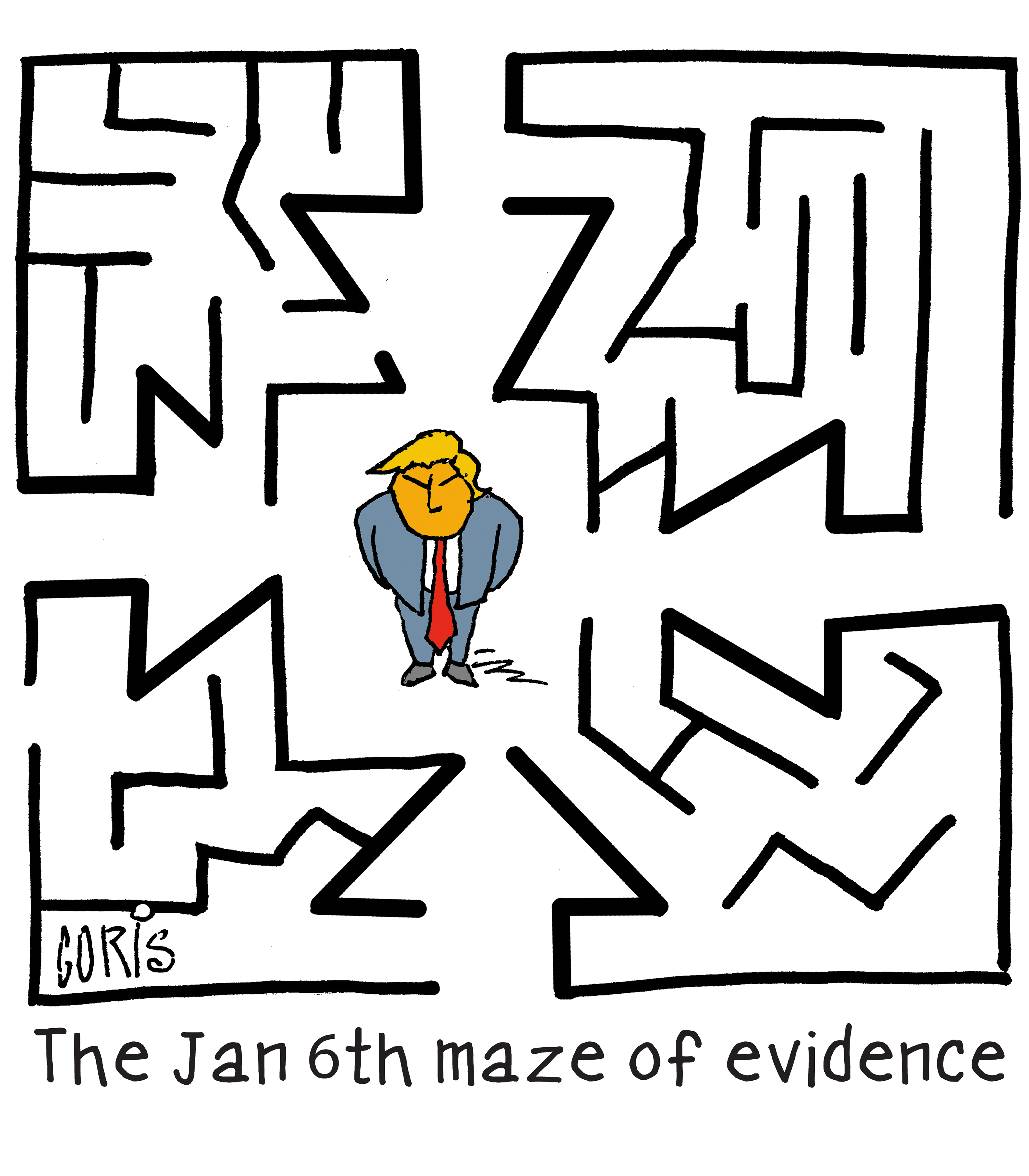 Maze of Evidence - Hoodie by Dennis Goris