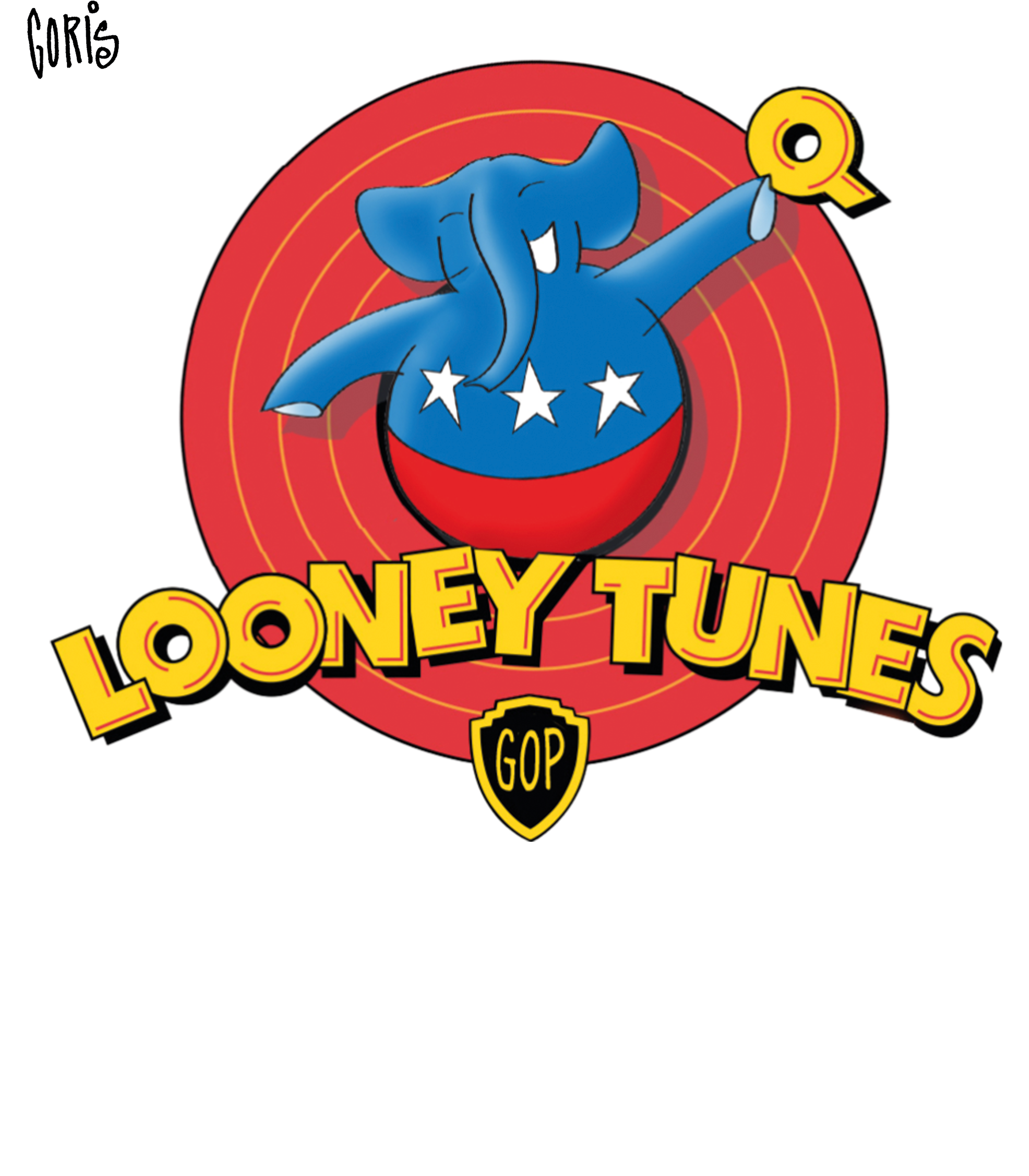 Looney Toons GOP- T Shirt by Dennis Goris