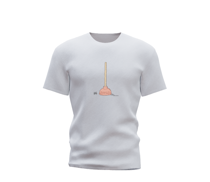 NAT Archive Plunger - T-shirt by Dennis Goris