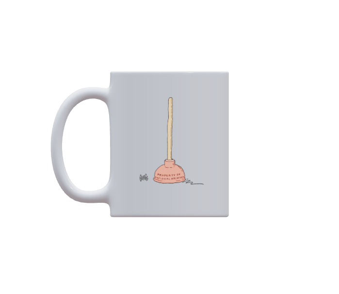 NAT Archive Plunger - Mug by Dennis Goris