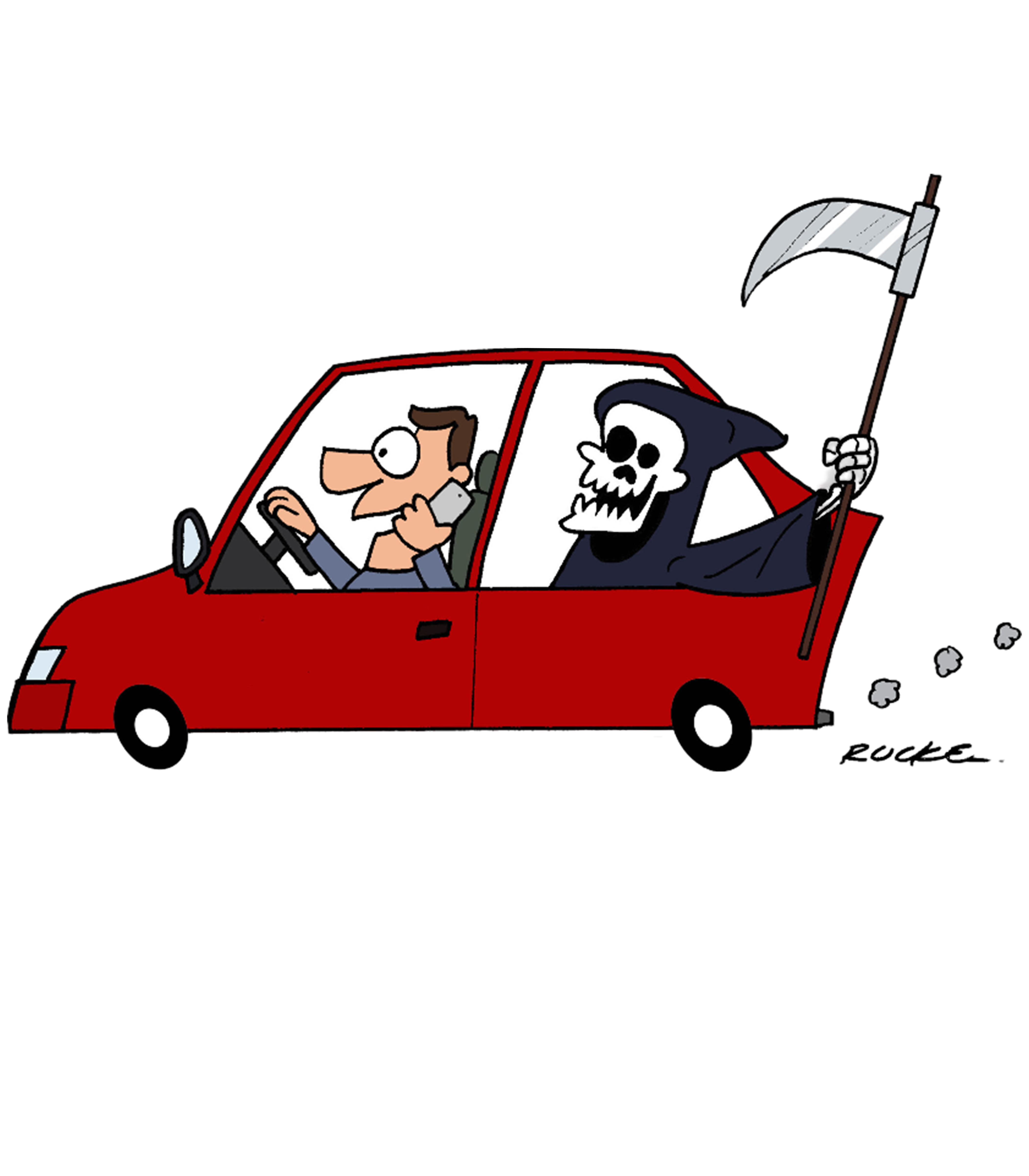 A Death Hitch Hike -Mug by Rucke Souza