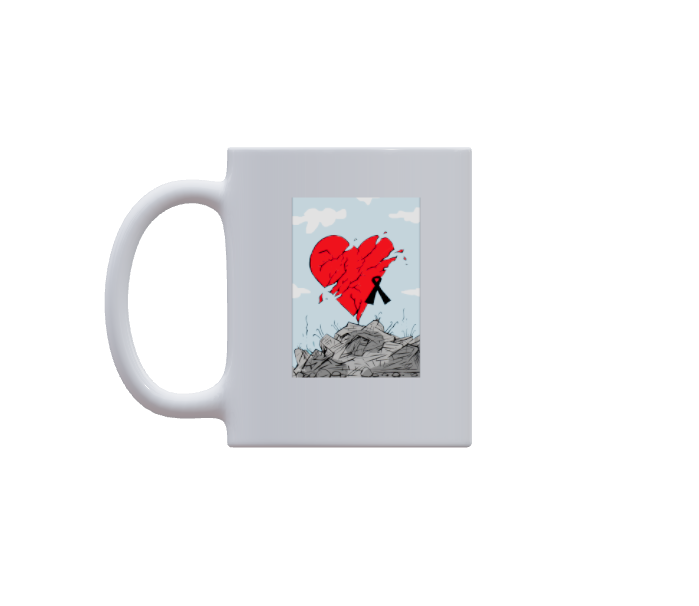 Broken Heart- Mug by Oguz Gurel