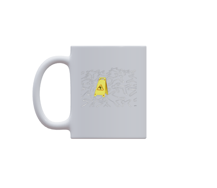 Caution- Mug by Oguz Gurel