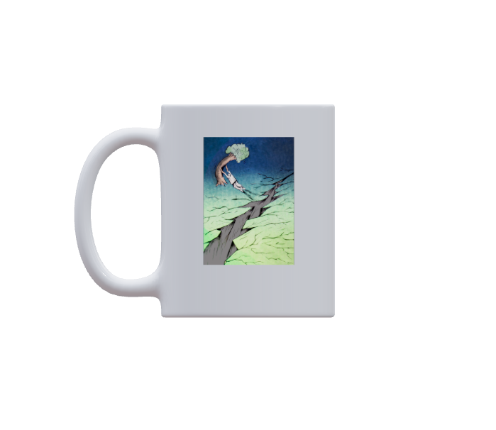 Earthquake and Nature Mug by Oguz Gurel