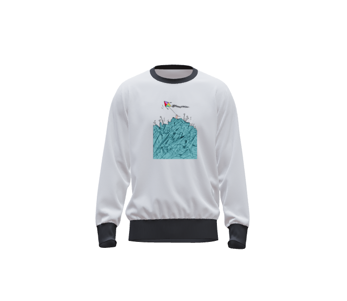 A Kite - Sweatshirt by Oguz Gurel