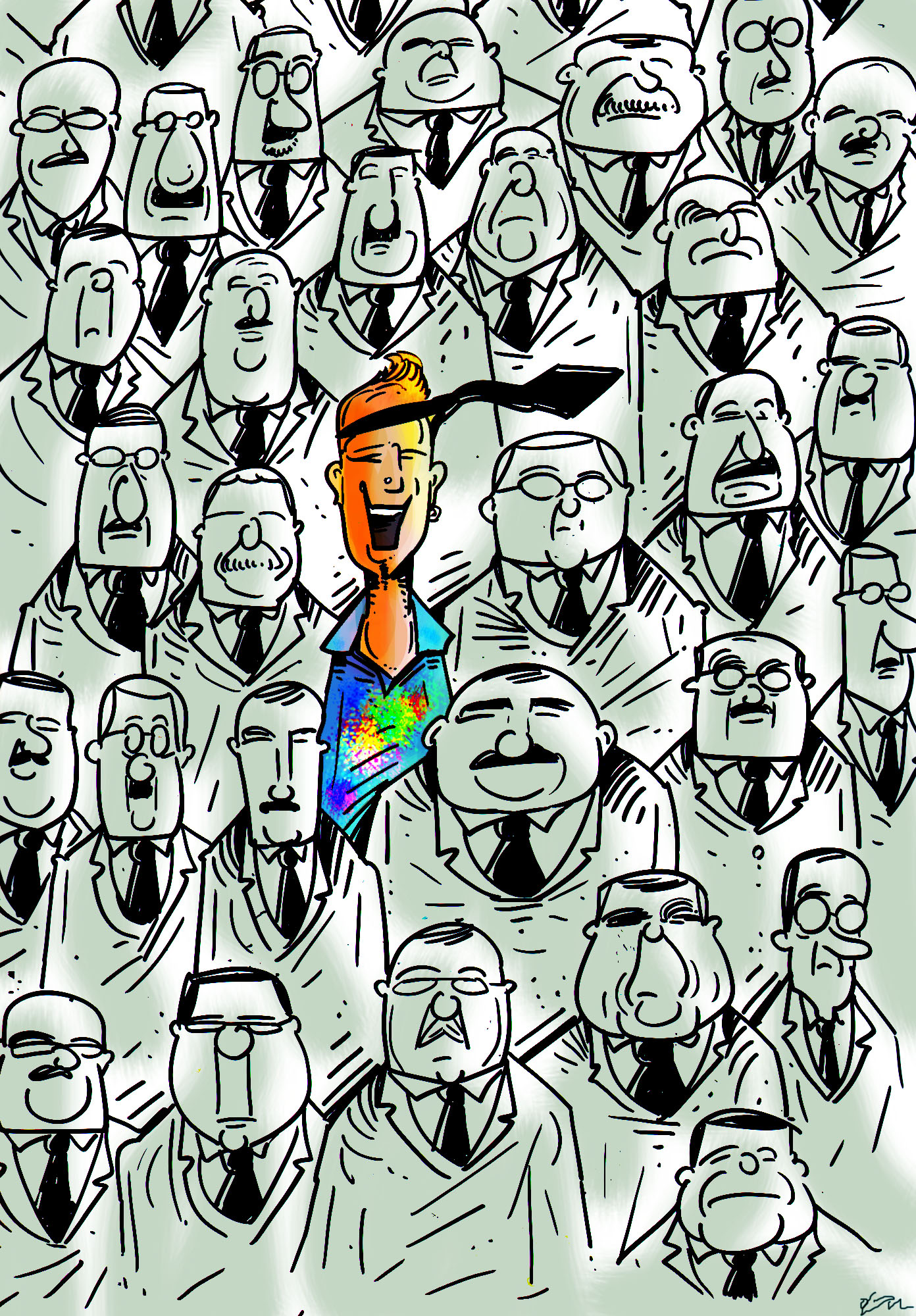 Stand Out - Sweatshirt by Oguz Gurel