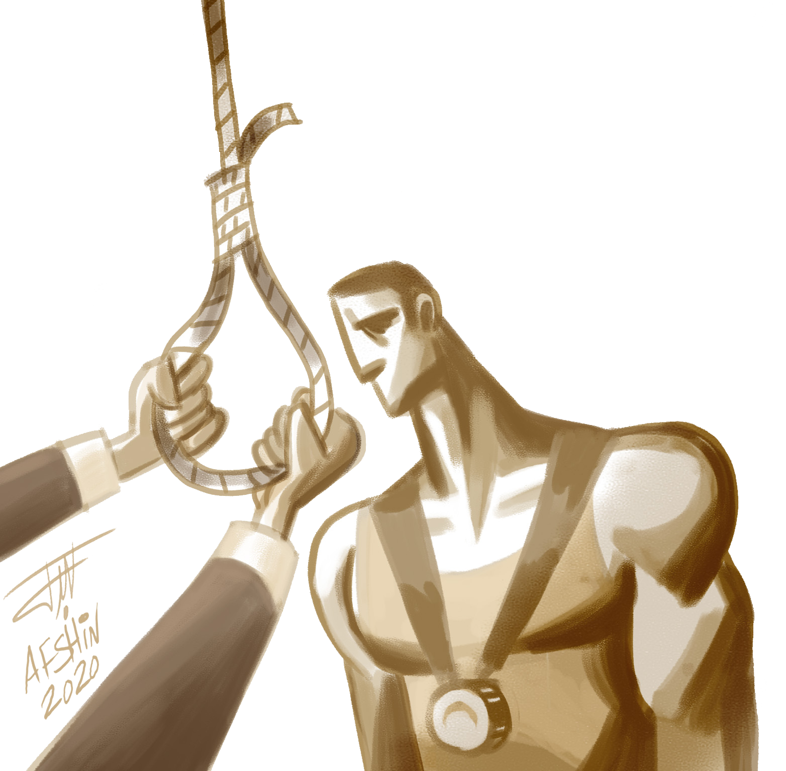 Navi Afkari - Sweatshirt by Afshin Sabouki