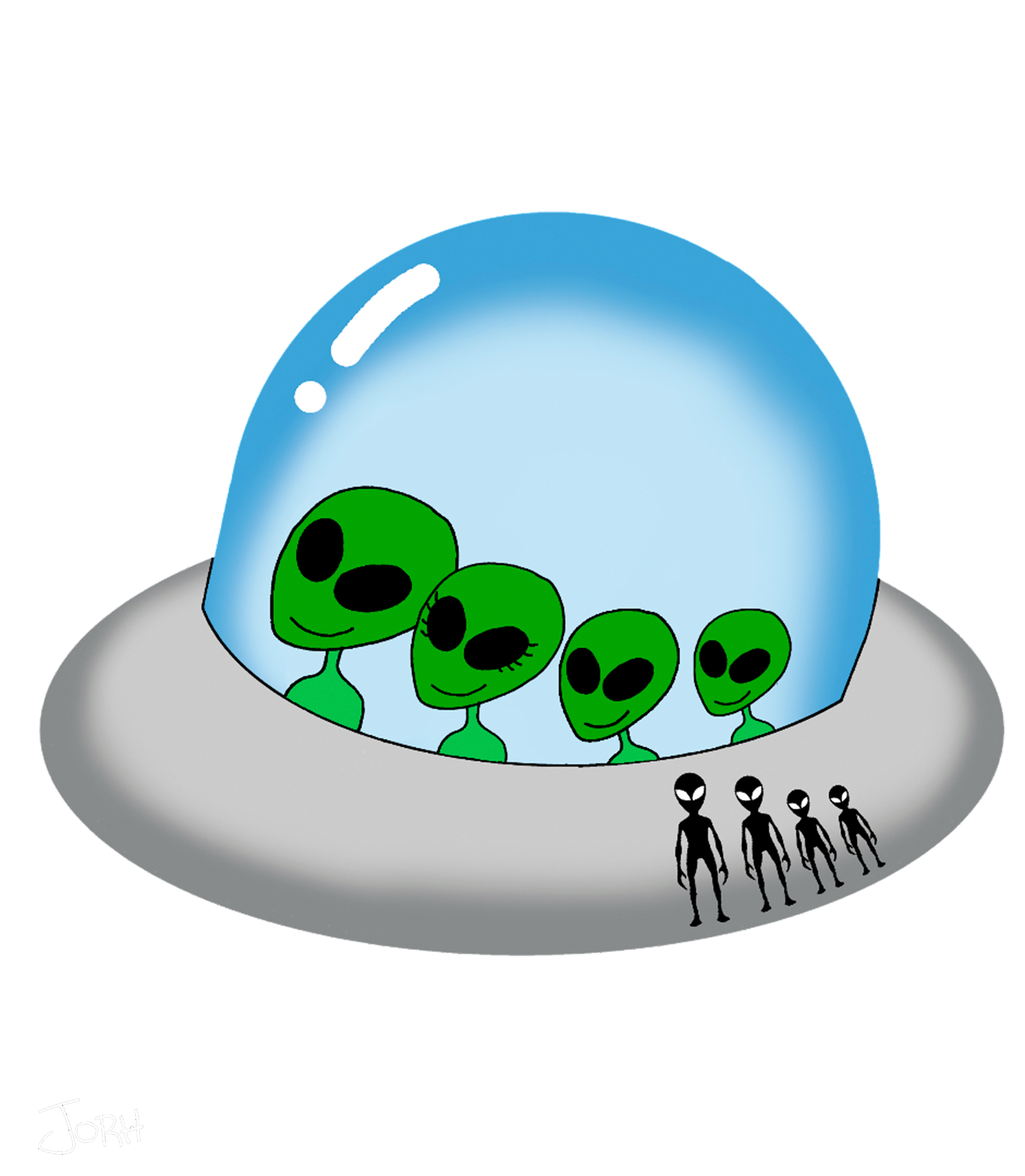 Alien - Sweatshirt by Jorge Luis " Johr" Lepera