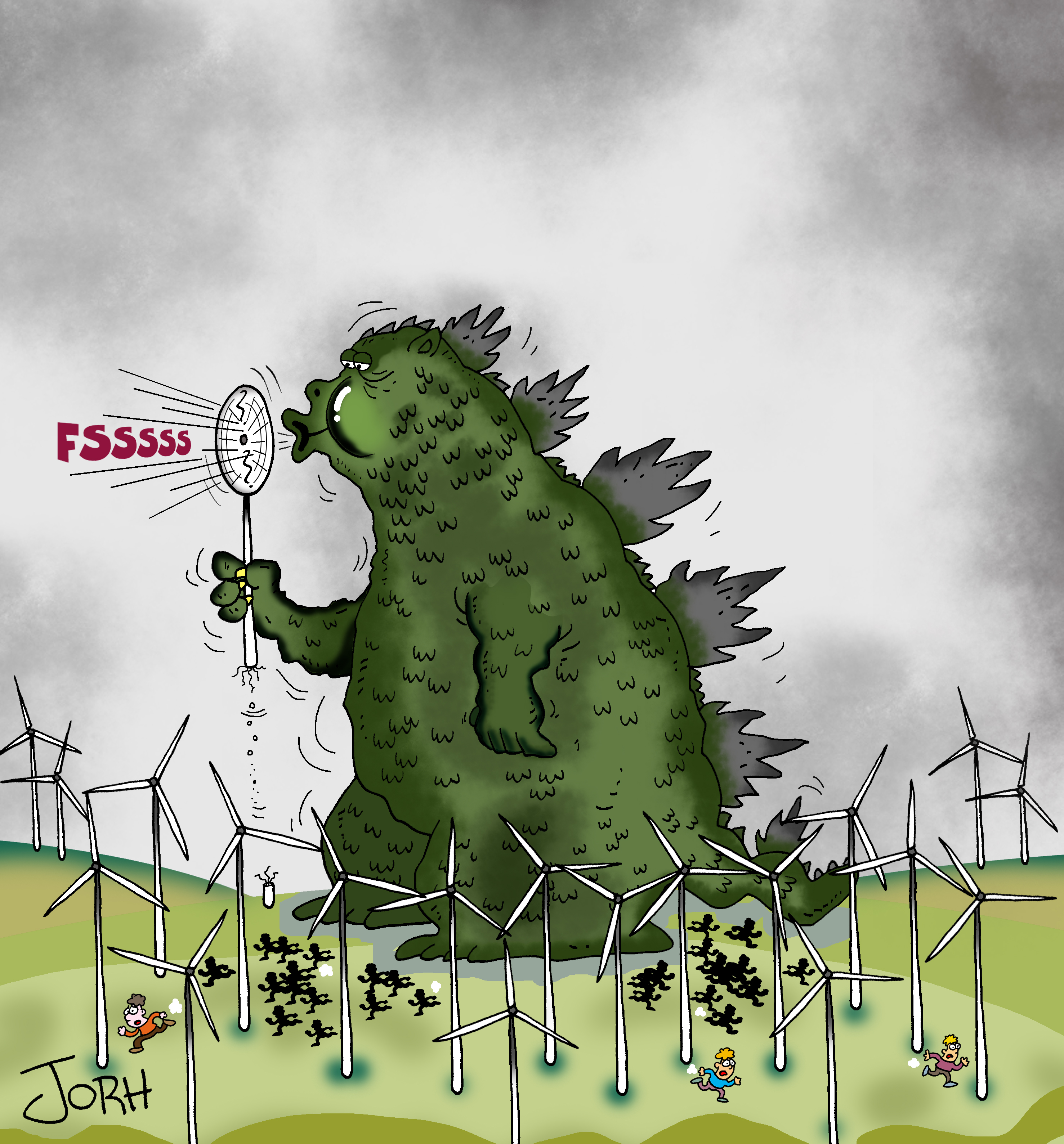 Godzilla - Mug by Jorge Luis "Johr" Lepera