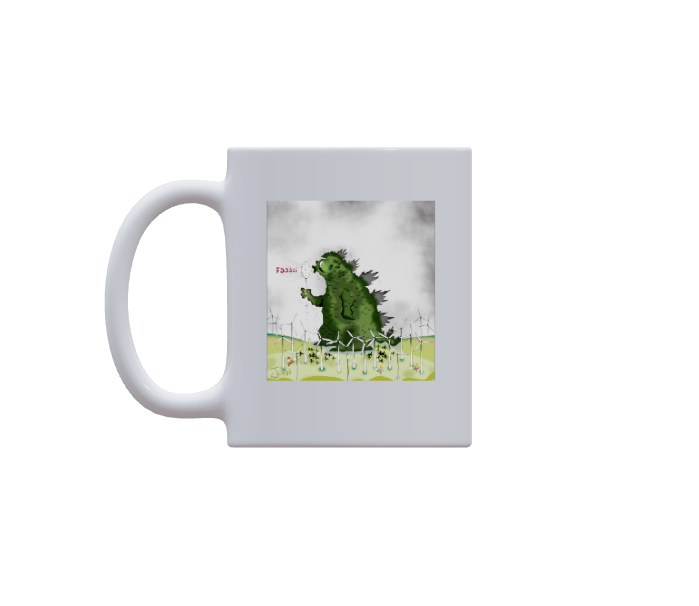 Godzilla - Mug by Jorge Luis "Johr" Lepera