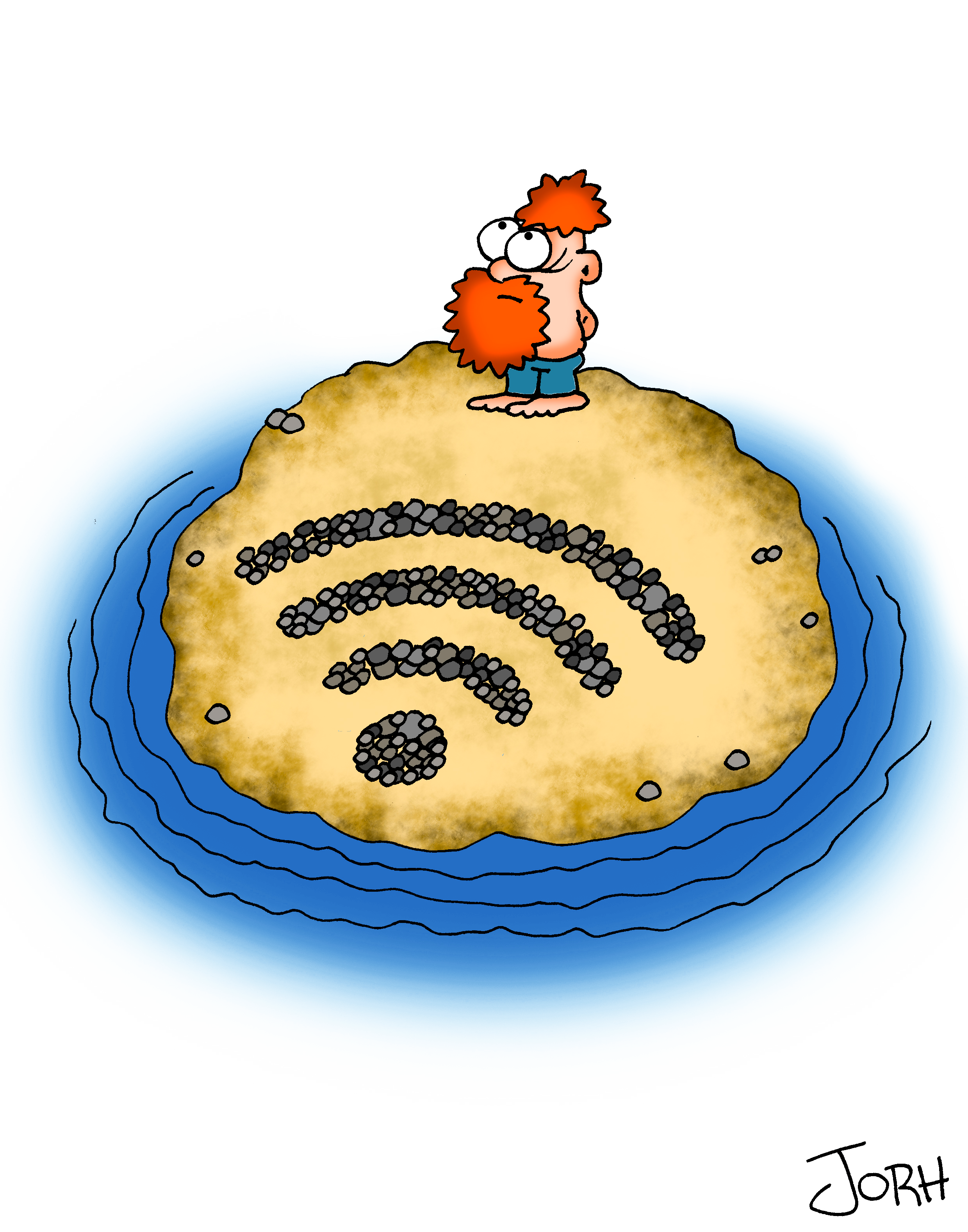 Wifi - T- Shirt by Jorge Luis "Johr" Lepera