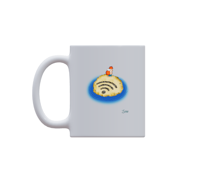 Wifi- Mug by Jorge Luis "Johr" Lepera