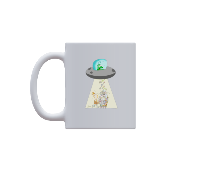 UFO- Mug by Jorge Luis "Johr" Lepera