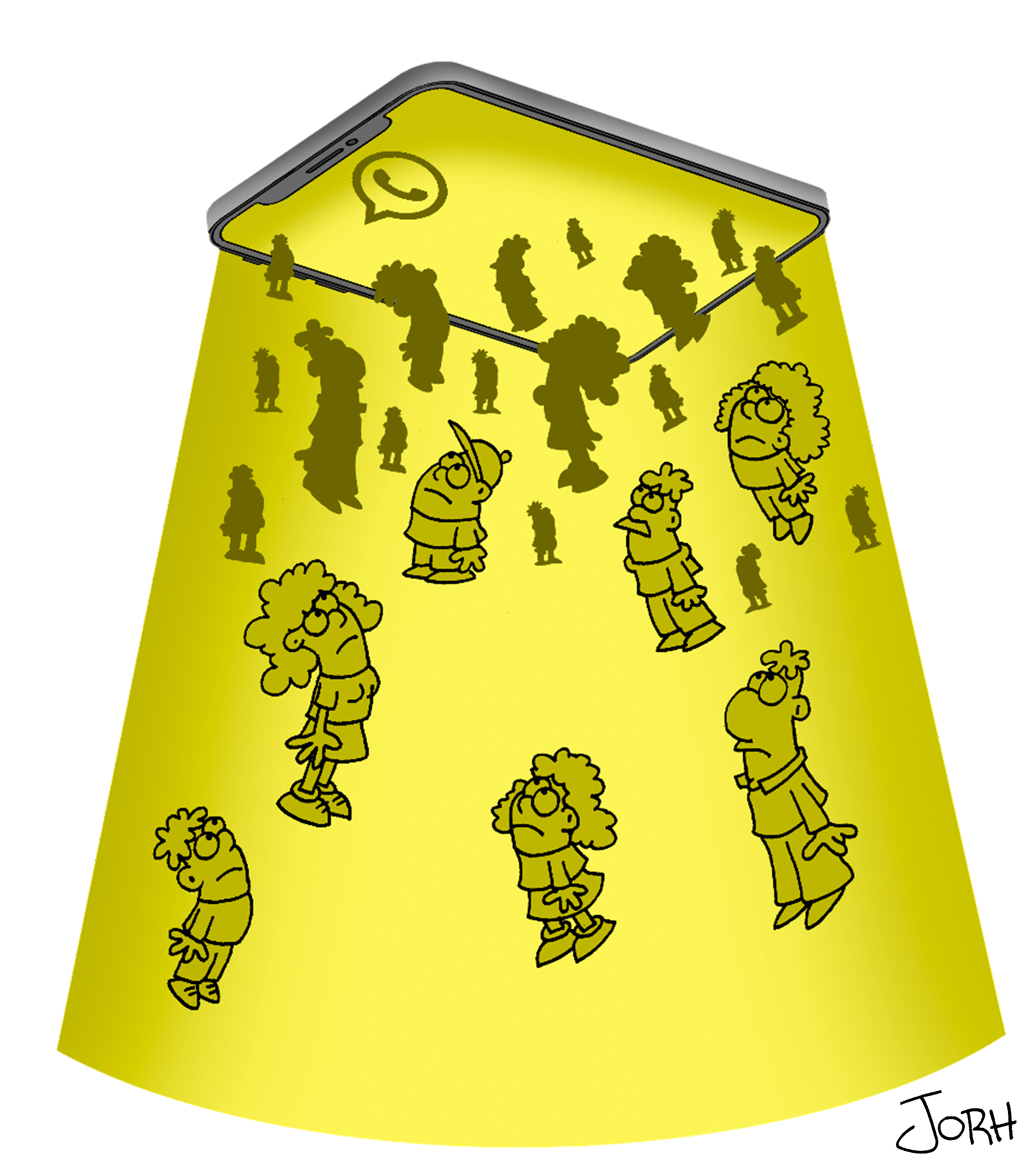 Cellphone- Mug by Jorge Luis "Johr" Lepera