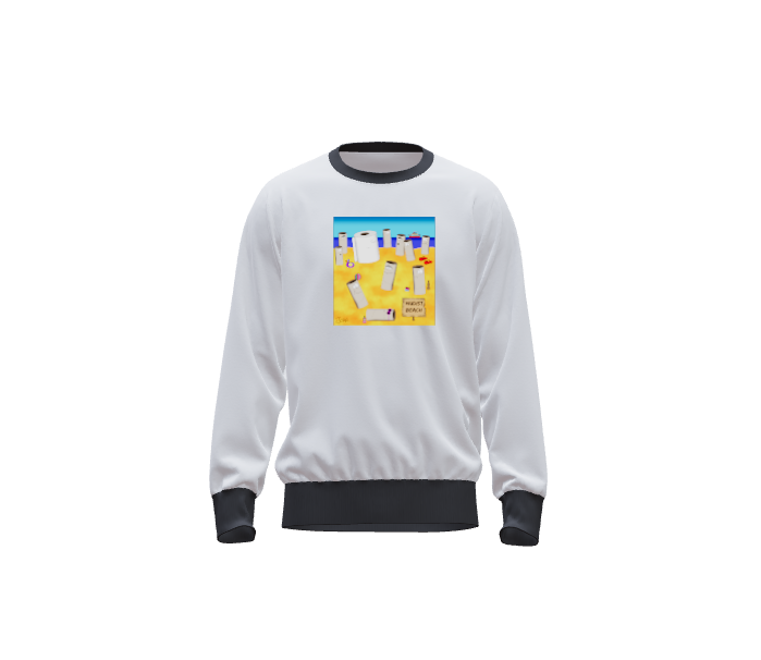 Nudist Beach- Sweatshirt by Jorge Luis "Johr" Lepera