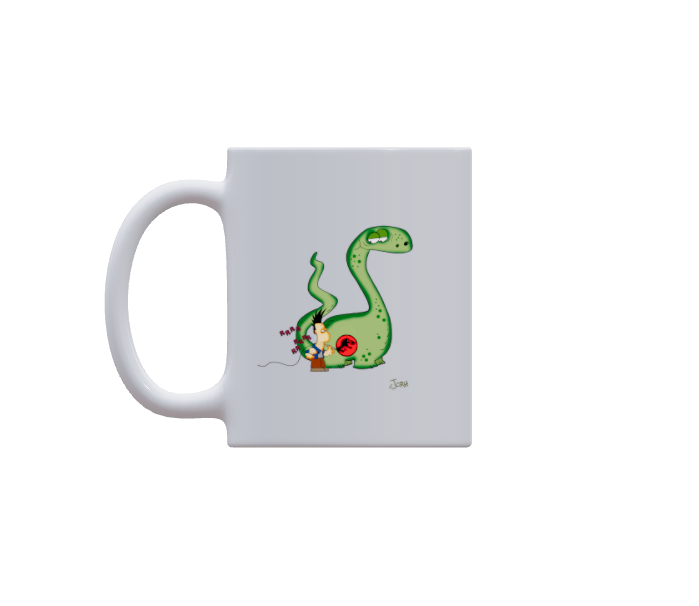 Dino - Mug by Jorge Luis "Johr" Lepera