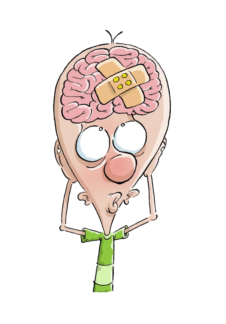 Wounded Brain Head