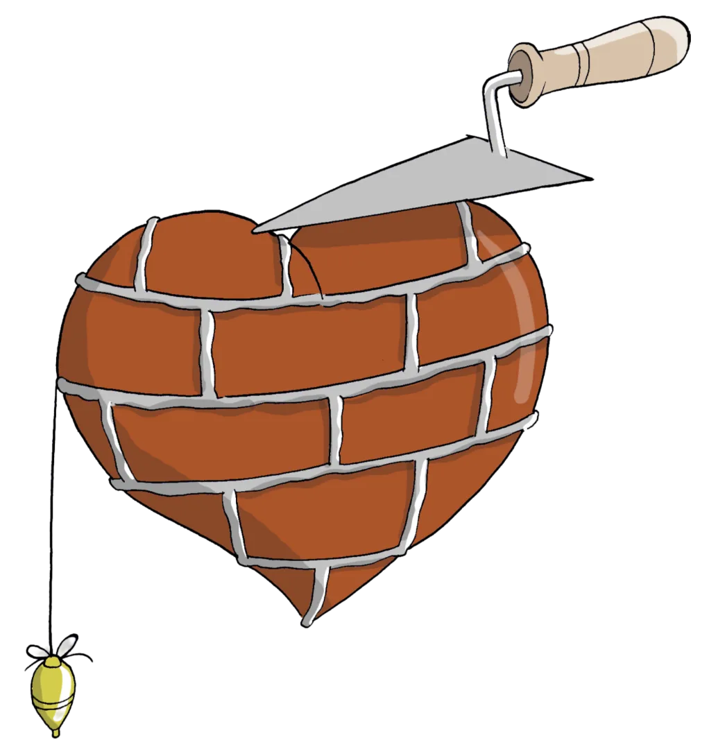 Brick Wall Building Love