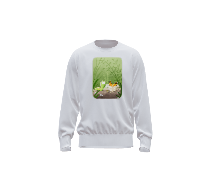 Caterpillar Butterfly - Sweatshirt by Engin Selcuk