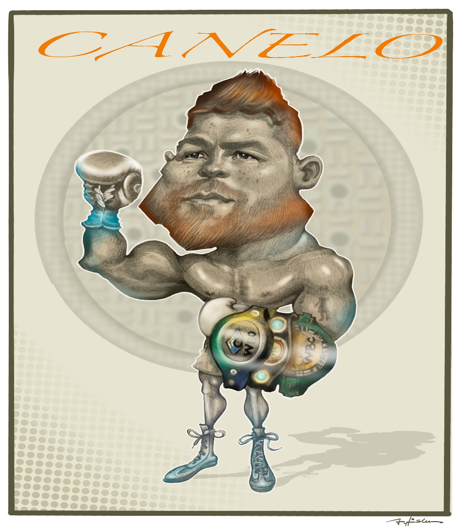 Canelo - T-shirt by Halit Kurtulmus Aytoslu