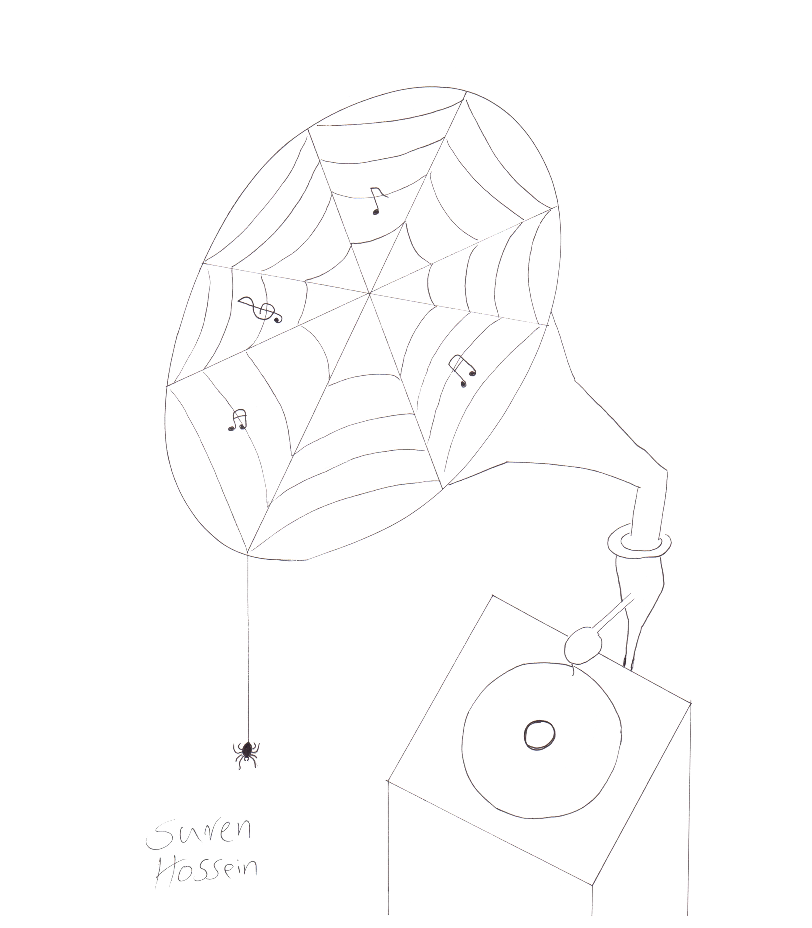 Music and Spiders
