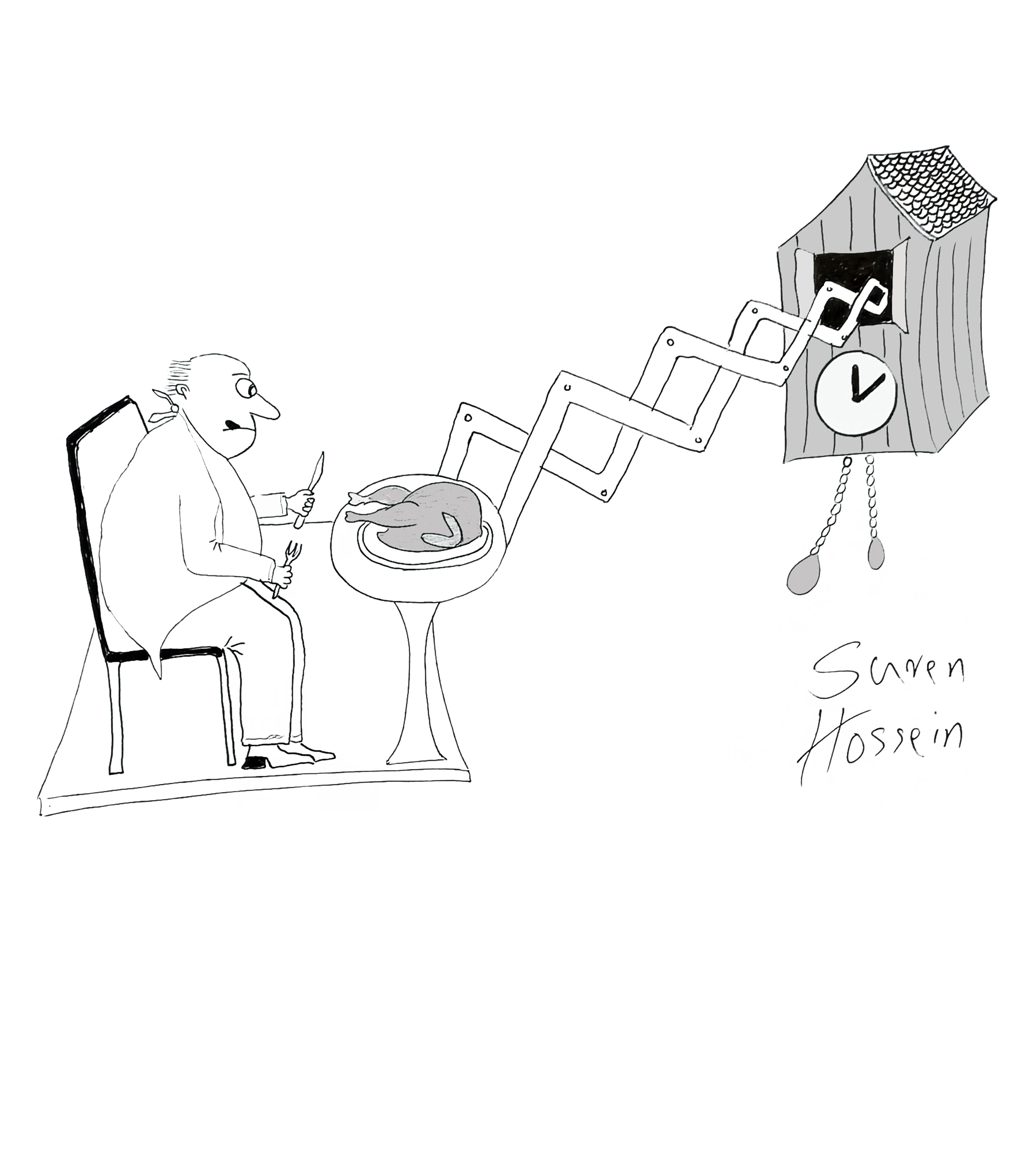 Clock - T-Shirt by Suren Hossein