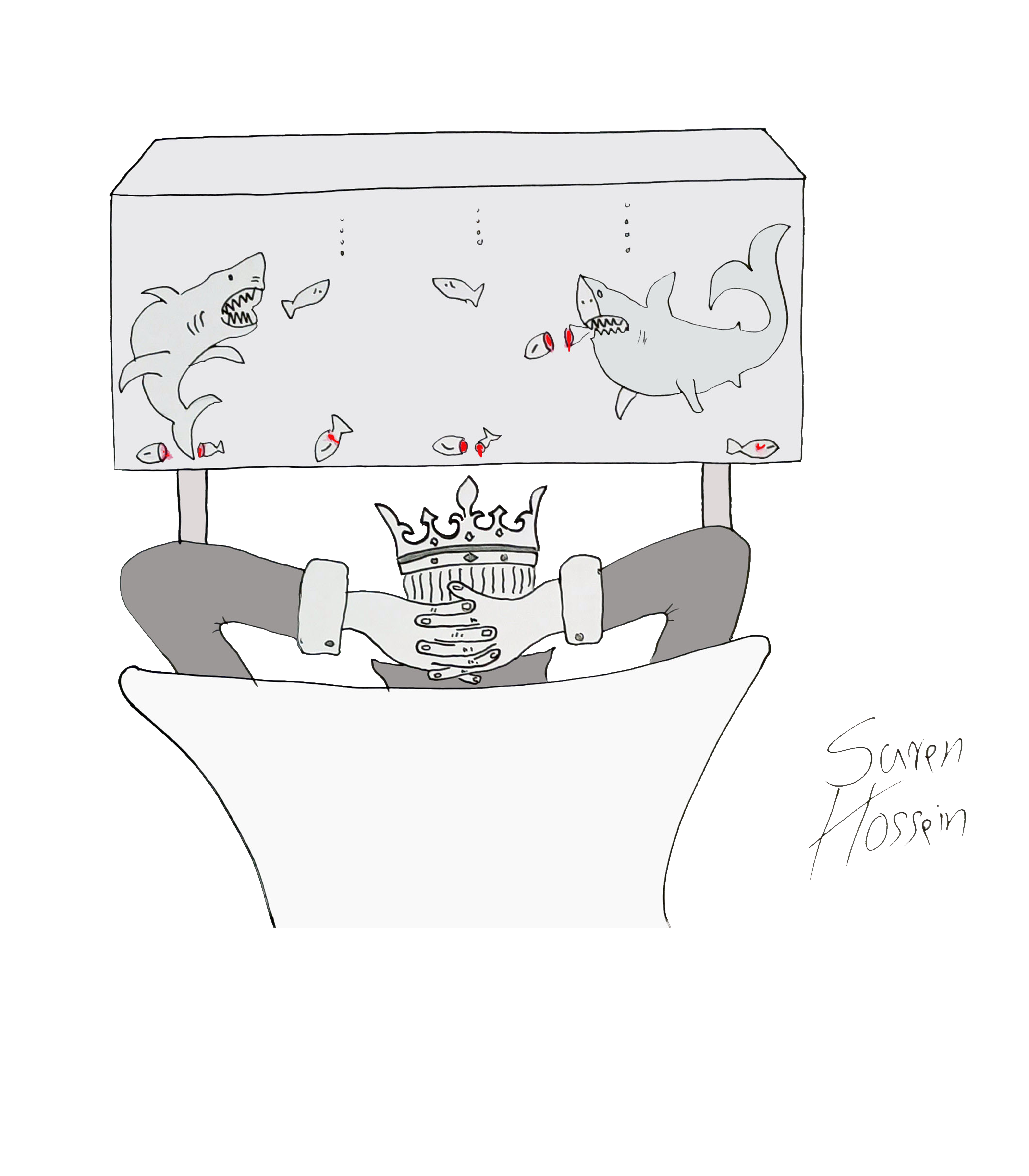 King - Mug by Suren Hossein