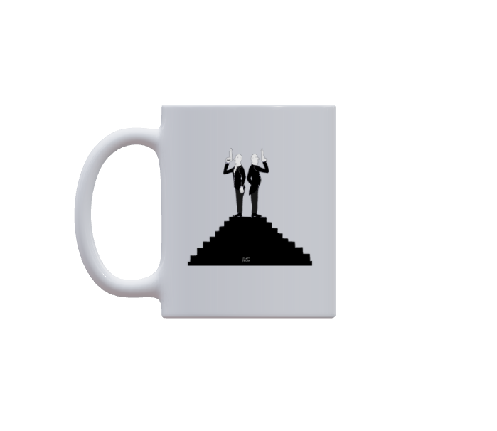 Men & Guns- Mug by Suren Hossein