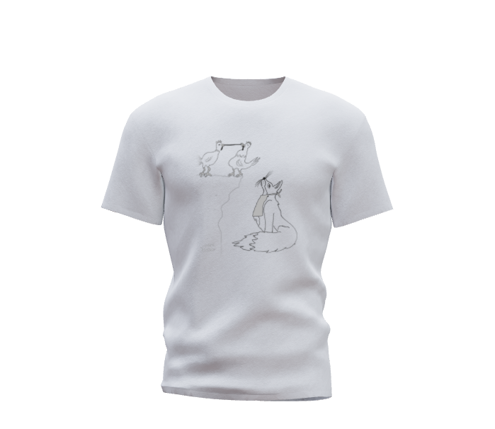 Fox & Chickens - T-Shirt by Suren Hossein