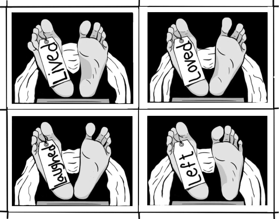 Lived, Loved, Laughed & Left -Sweatshirt by Suren Hossein