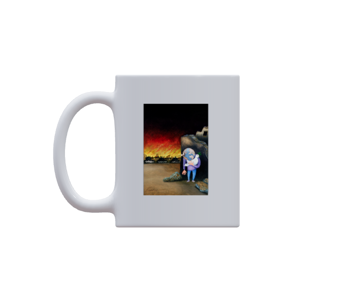 Peace & War- Mug by Seyran Caferli