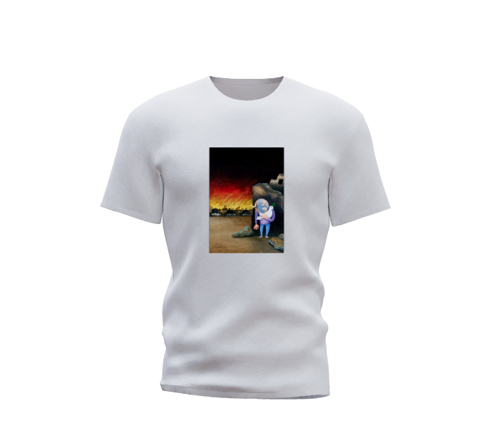 Peace & War- T-Shirt by Seyran Caferli