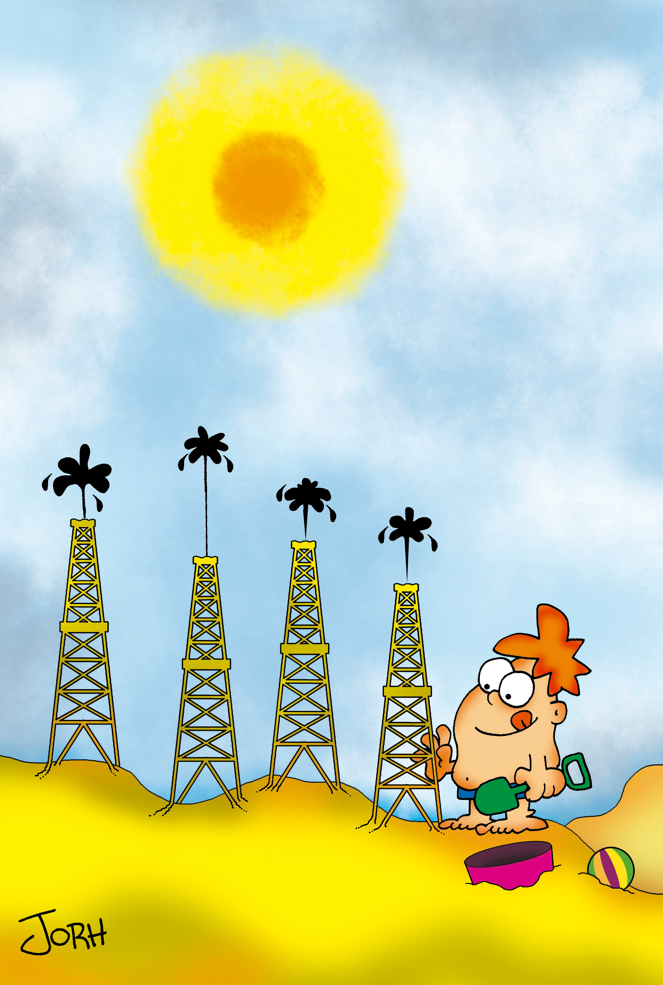 Petroleum - Sweatshirt by Jorge Luis "Johr" Lepera