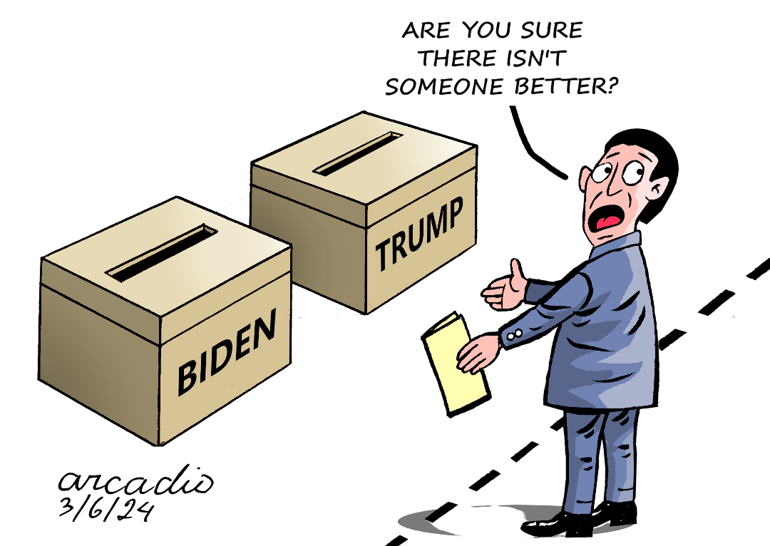 Trump or Biden - Sweatshirt by Arcadio Esquivel