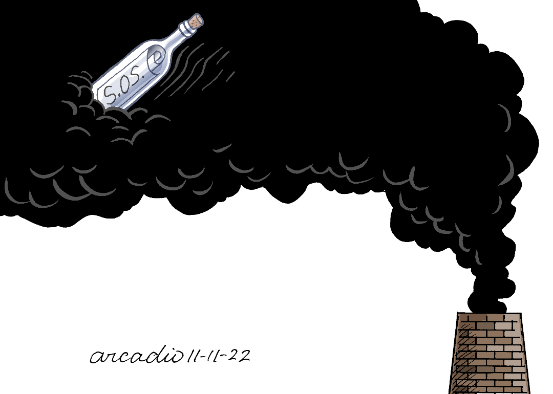 Help the planet - Sweatshirt by Arcadio Esquivel