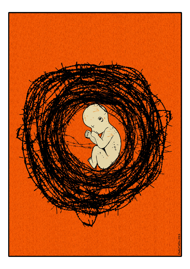 Children under siege- Sweatshirt by Fadi  "FadiToon" Abou Hassan