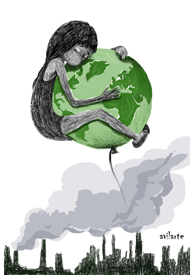 The Earth- Sweatshirt by Jose Rodriguez Avila