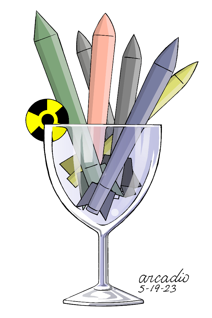 Dangerous Cocktail- T-shirt by Arcadio Esquivel