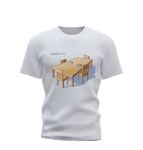 The Table- T-shirt by Arcadio Esquivel