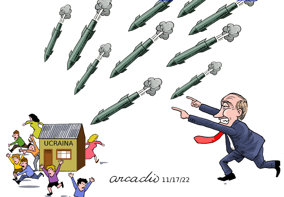 Missiles VS Civilians- Mug by Arcadio Esquivel
